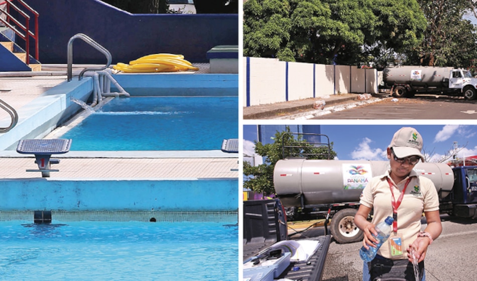 Extraen agua de piscina Eileen Coparropa para los culecos