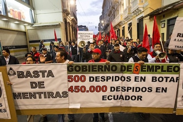 En Ecuador reanuda protestas y advierte paro nacional en diciembre