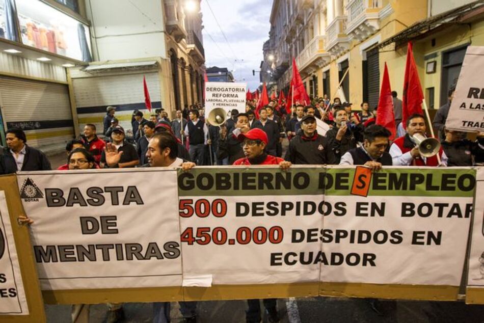 En Ecuador reanuda protestas y advierte paro nacional en diciembre