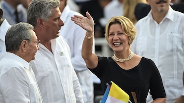 Primera dama Lorena Castillo participó de la misa celebrada por el Papa