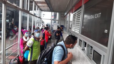 Migración coordina salida de nicaragüenses de suelo panameño