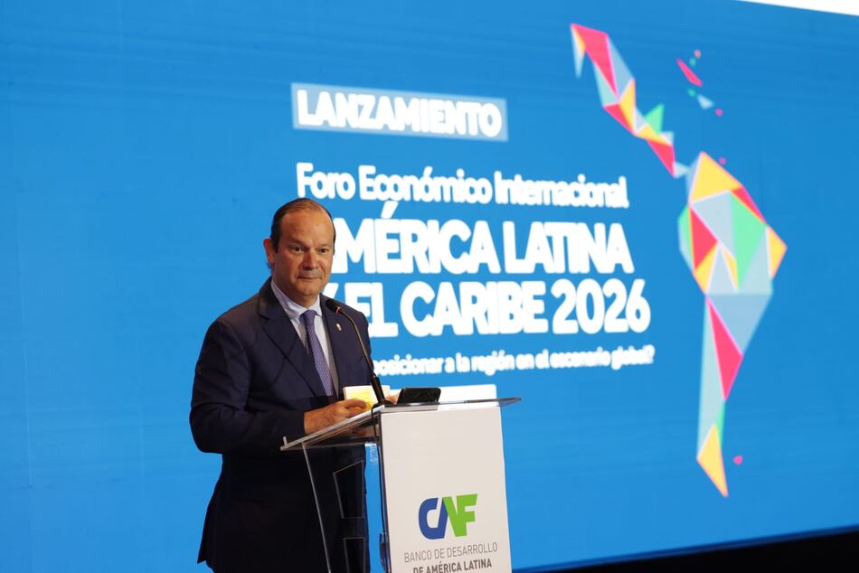 Unos 2,500 líderes participarán en el Foro Económico Internacional CAF 2026