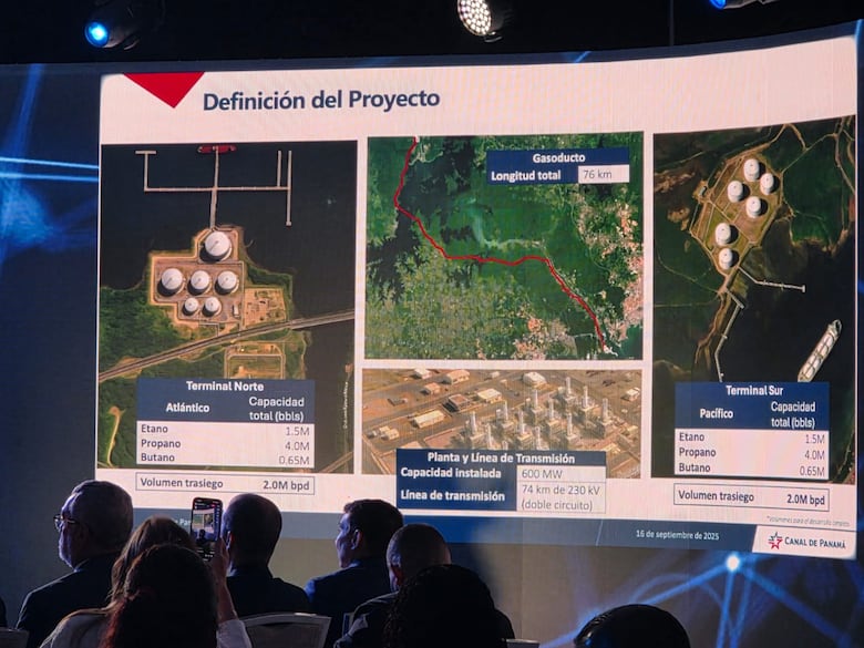 Canal de Panamá avanza hacia la segunda fase del proyecto de gasoducto