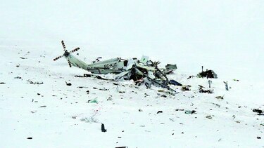 Se estrella un avión de rescate en Italia