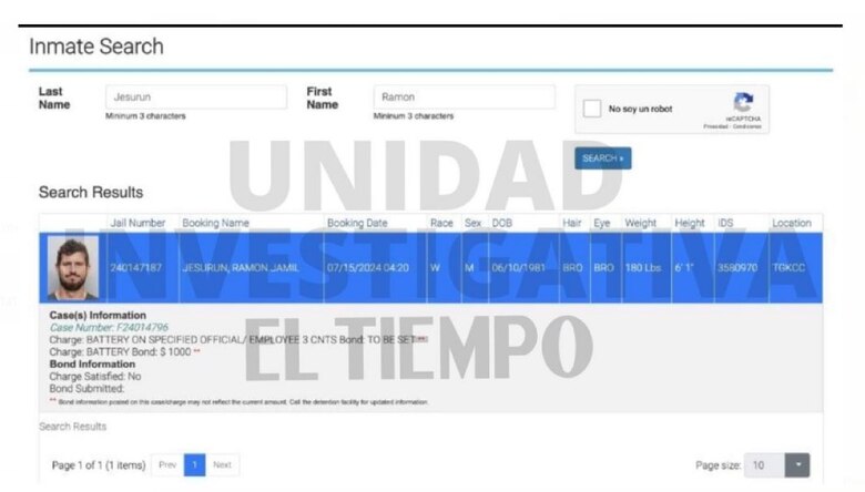 Ramón Jesurún, presidente de la Federación Colombiana de Fútbol, y su hijo son arrestados en Miami