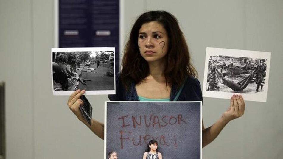 Presentación sobre la invasión en el Metro de Panamá