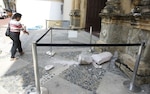 Vandalizan fachada de iglesia Nuestra Señora de la Merced