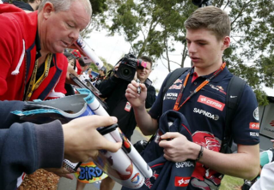 Expectativa por el debut del holandés Verstappen en Australia