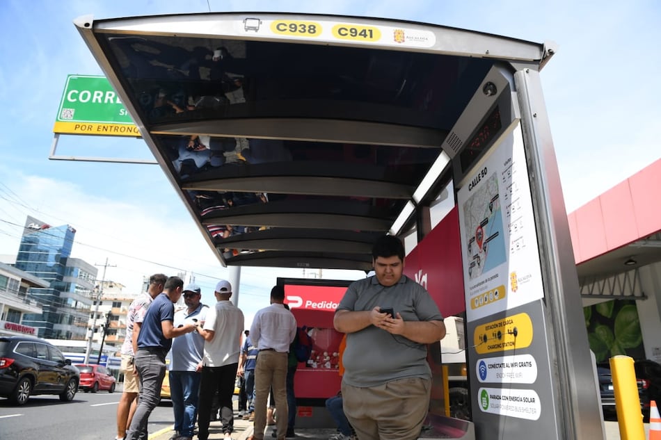 Prueban modelo de paradas inteligentes de autobuses en ciudad de Panamá