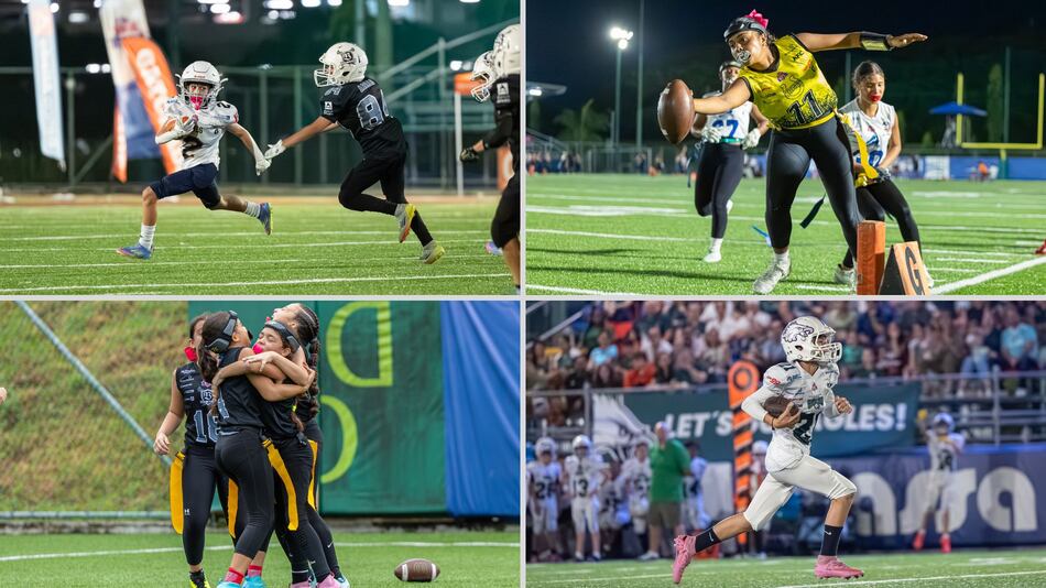 Owls, Kolts, Lions y Raiders mantienen paso firme en Kiwanis Football League