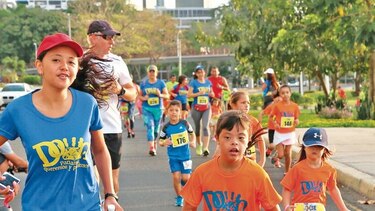 Carrera caminata por las personas con Down