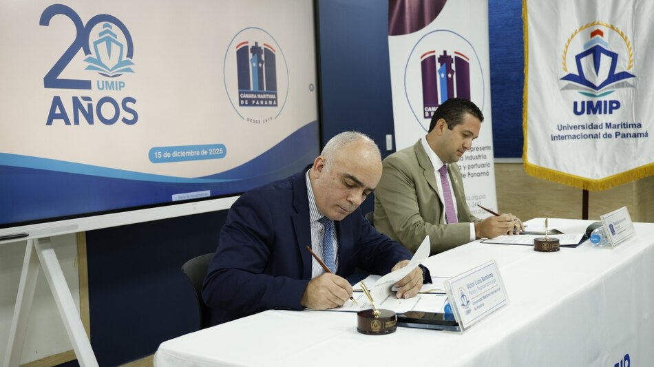 UMIP y la Cámara Marítima de Panamá renuevan alianza para fortalecer el sector marítimo