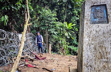 Panamá cercó 4.7 kilómetros de la frontera con Colombia para frenar el cruce clandestino por el Darién 