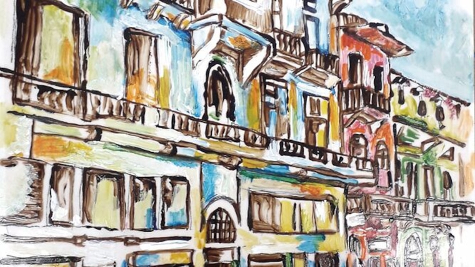 Pintor Rubén Contreras reúne sus obras