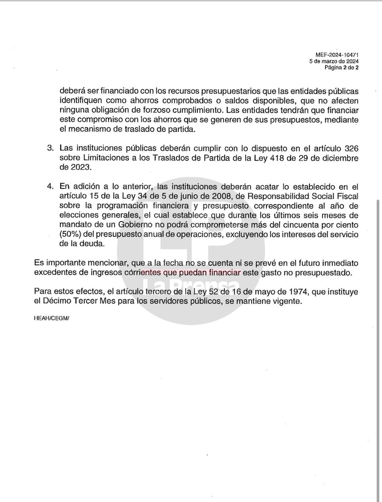 Las entidades tendrán que ahorrar para poder pagar el decimotercer mes