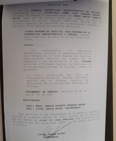 Avanza demanda de nulidad contra proclamación de la rectora de Unachi