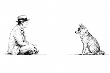 El día que un artista decidió escuchar a un coyote