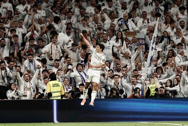 Gonzalo se disfraza de Mbappé en la goleada del Real Madrid