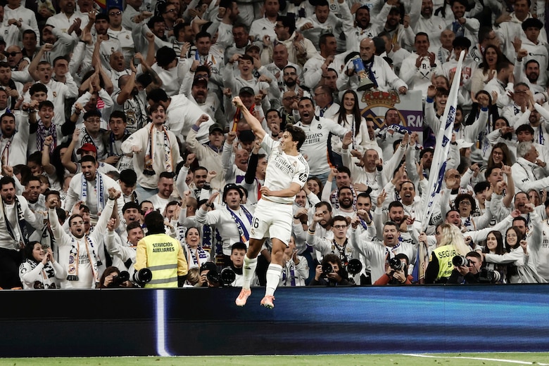 Gonzalo se disfraza de Mbappé en la goleada del Real Madrid