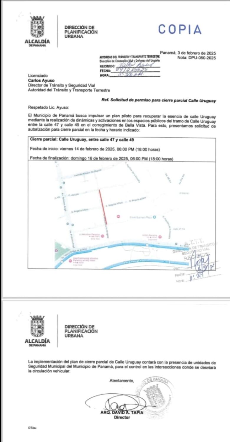 ¿Convertirán la calle Uruguay en zona peatonal?