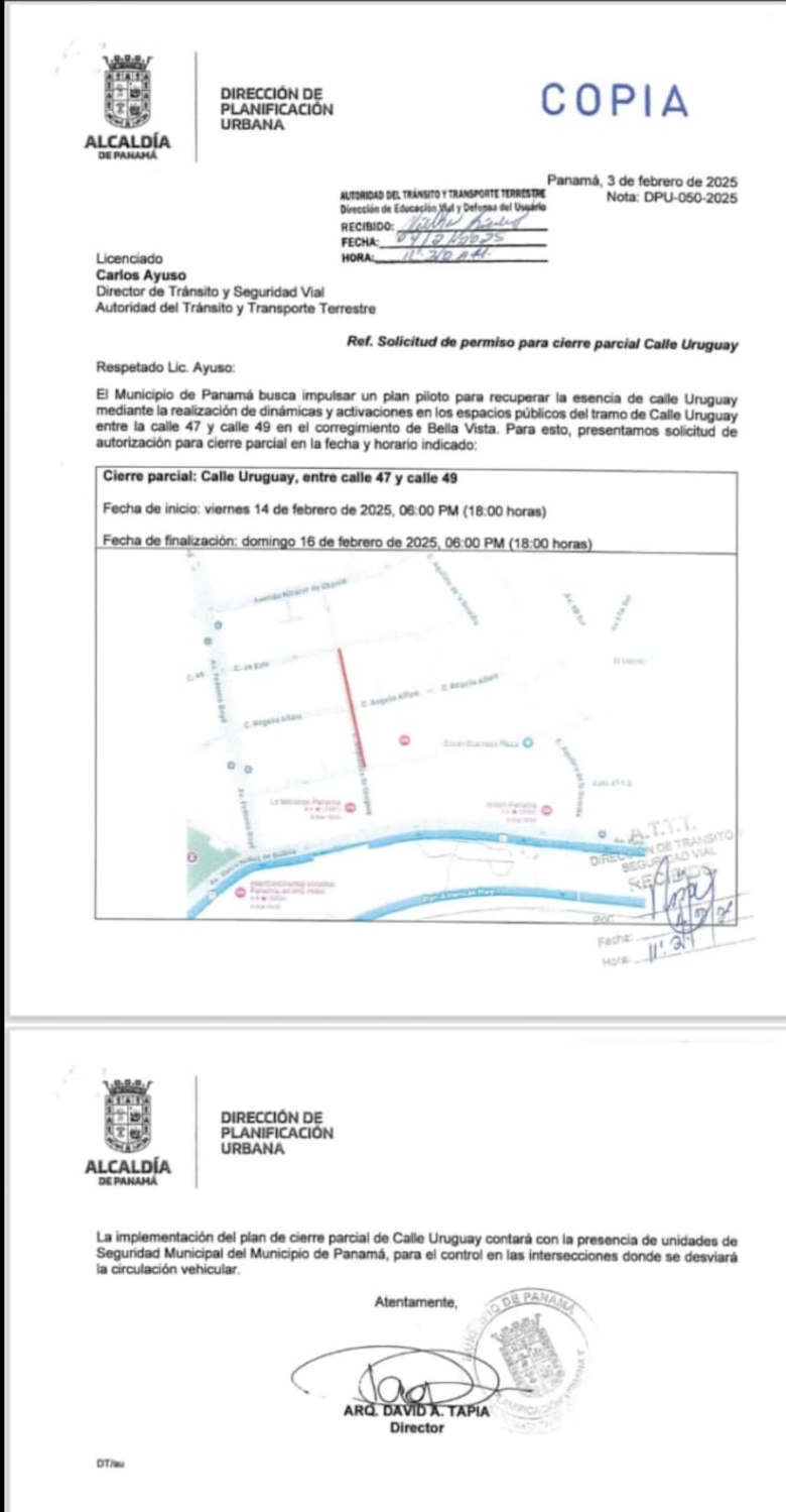 ¿Convertirán la calle Uruguay en zona peatonal?