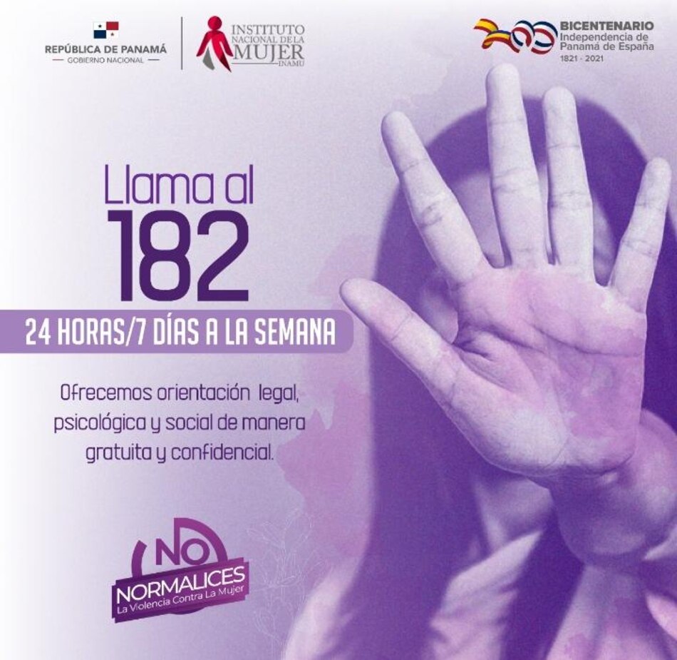 Inamu reitera cuáles son las líneas de orientación para las mujeres en caso de violencia doméstica