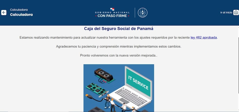 Calculadora de pensión de la CSS continúa en fase de prueba