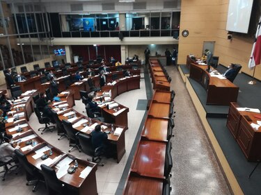 El presidente de la Asamblea presenta un anteproyecto para que las sesiones sean virtuales
