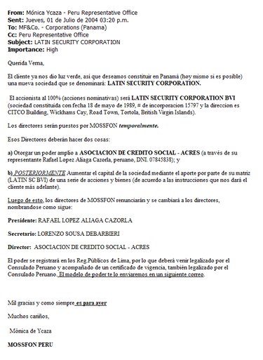 López Aliaga y los Panama Papers