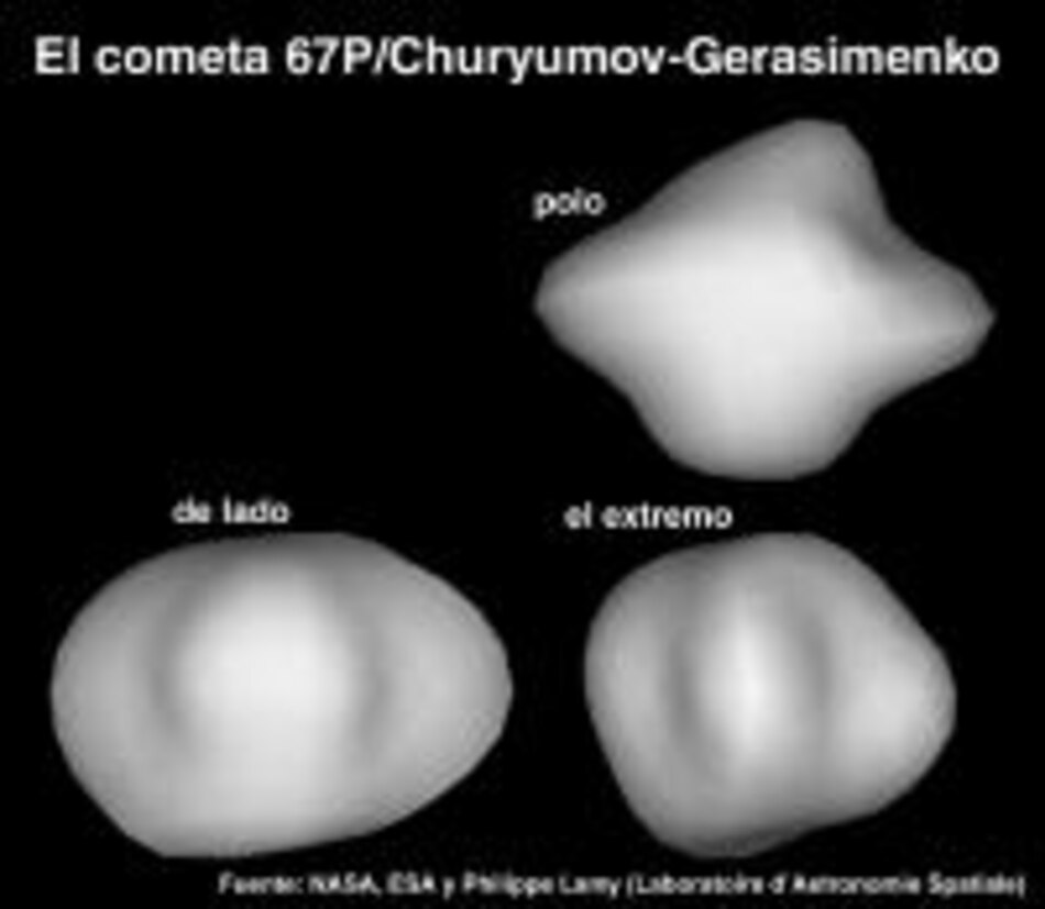 Hubble ayuda a sonda europea a llegar a cometa