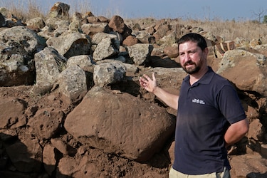 Israel presenta fortaleza de la época del rey David descubierta en la meseta de Golán