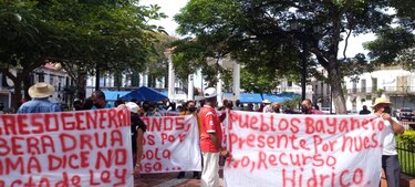 Chepanos protestan para exigir a Cortizo que vete el proyecto 241 sobre el lago Bayano