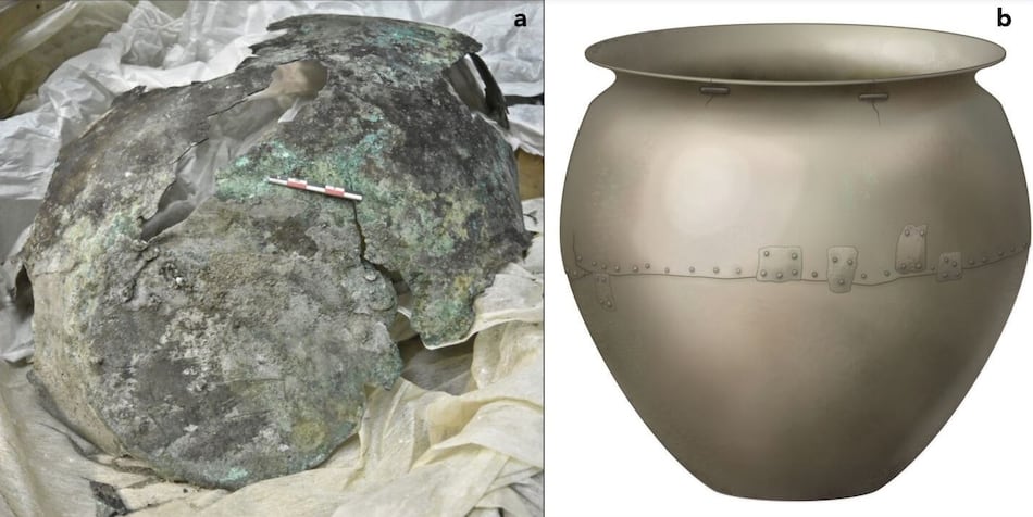 Antiguos calderos dan pistas de qué se comía en la Edad de Bronce