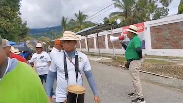 Protestas por el contrato minero llegan hasta una casa de Benicio Robinson en Bocas del Toro