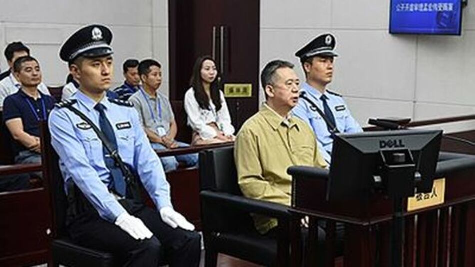 Expresidente de Interpol se declara culpable de corrupción en China