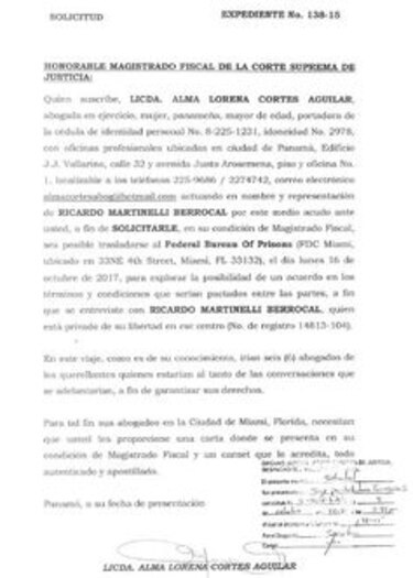 Ricardo Martinelli busca un acuerdo con el magistrado fiscal Harry Díaz