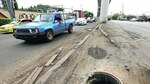 Una ruta estropeada y peligrosa