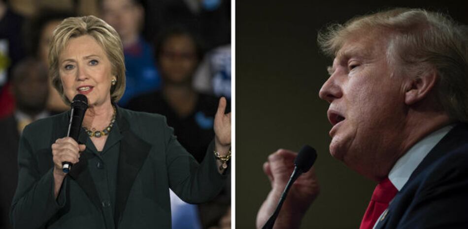 Nueva jornada de primarias: Prueba para Trump y Clinton