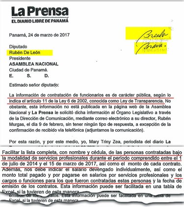 Rubén De León esconde información