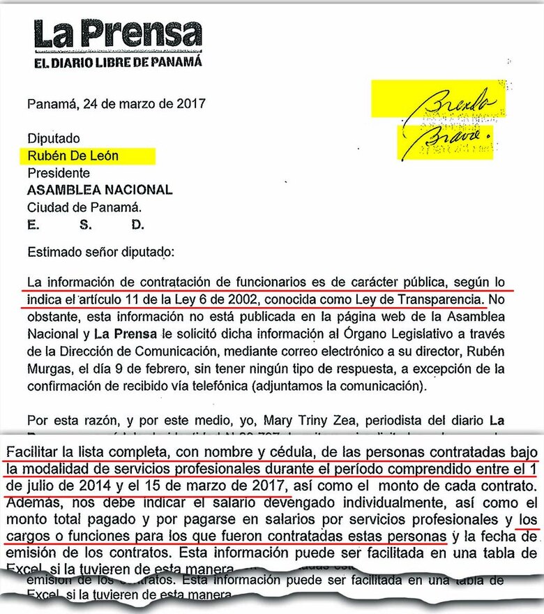 Rubén De León esconde información