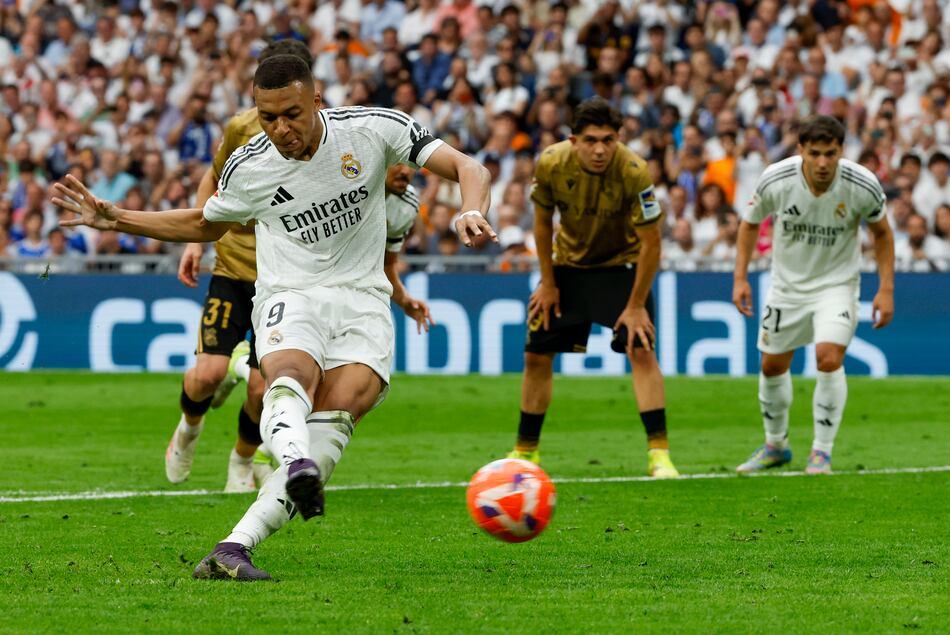 Mbappé, máximo goleador de LaLiga española en su primera temporada