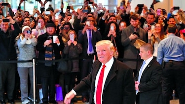 Una encuesta revela optimismo hacia Trump