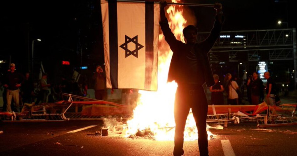 Miles de personas vuelven a manifestarse en Jerusalén en contra del Gobierno de Netanyahu