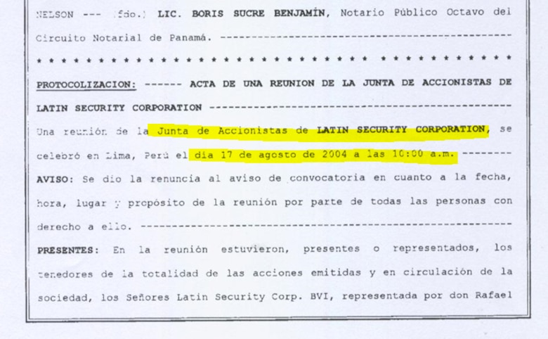 López Aliaga y los Panama Papers