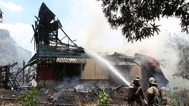 Reportan incendio en calle 14, Río Abajo