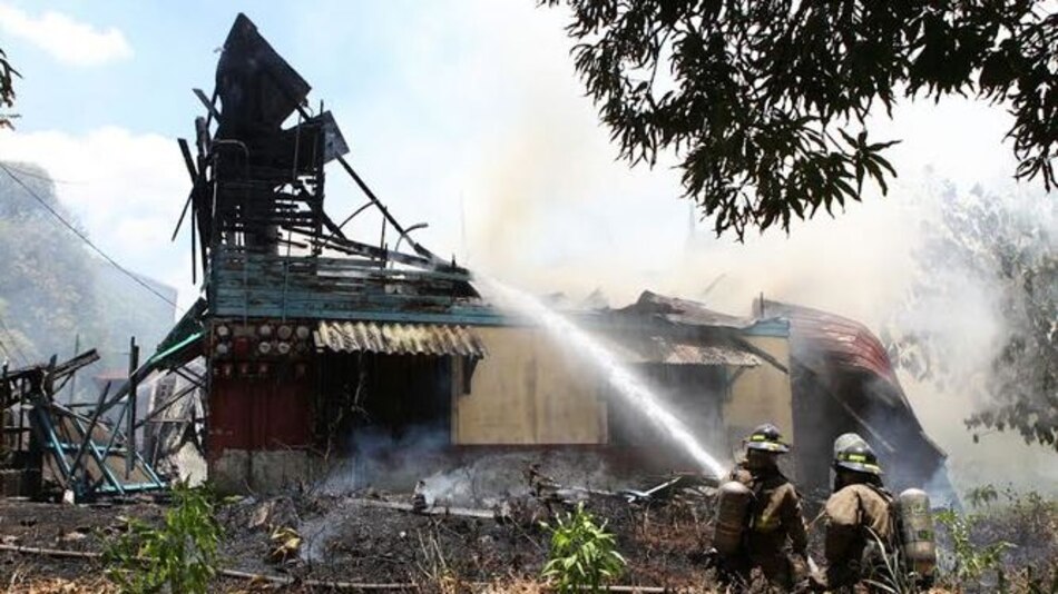 Reportan incendio en calle 14, Río Abajo