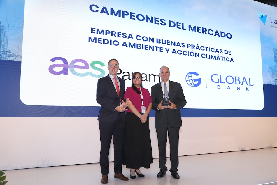 Global Bank recibe reconocimiento de Latinex como Campeón del Mercado en Sostenibilidad