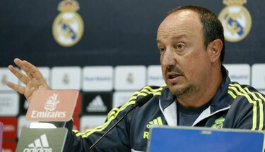 Rafa Benítez tiene su primer 'asalto' con la prensa en Madrid