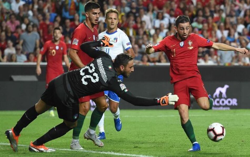 Portugal, sin Cristiano Ronaldo, derrota a Italia