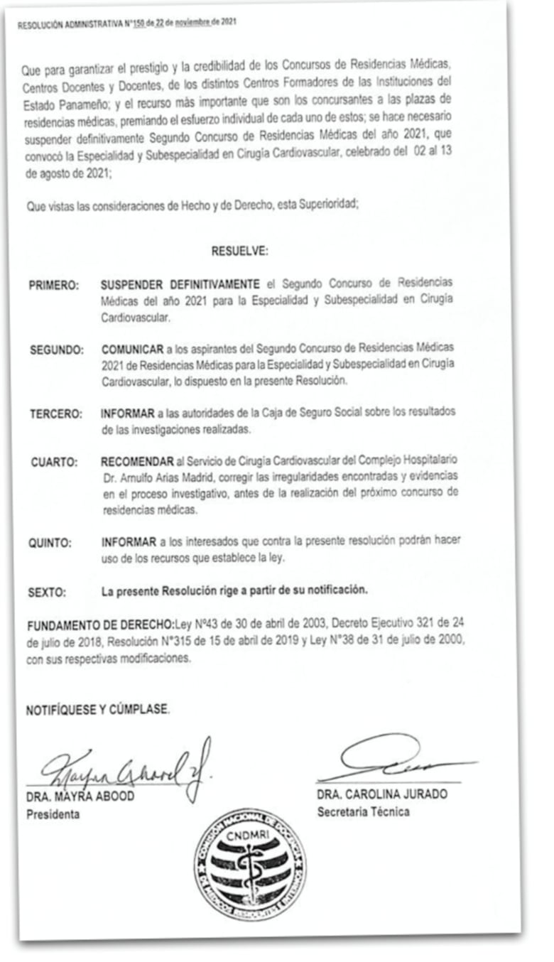 Favoritismo y amenazas en concurso médico suspendido